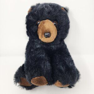 Vtg 90s Fairway Plush 11" Black Bear Smoky Mountains Souvenir Stuffed Animal Toy